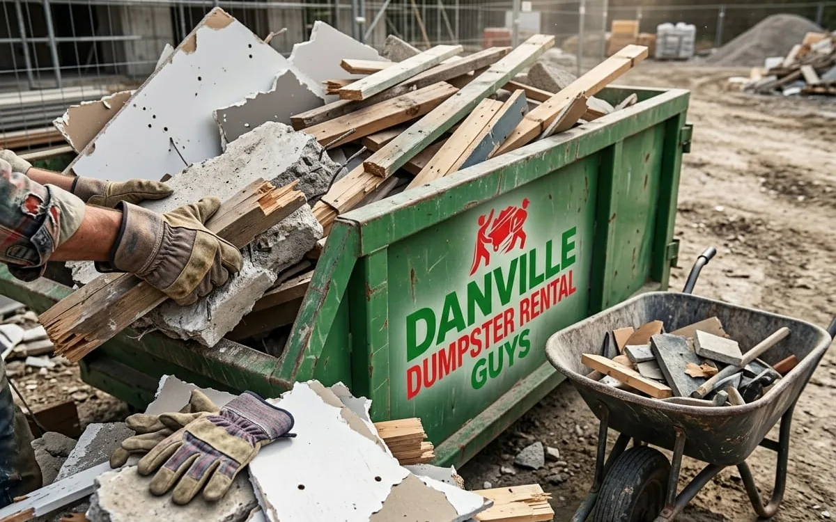 Concrete, Brick and Prairie Clay: Why Heavy Debris Needs a 10 Yard