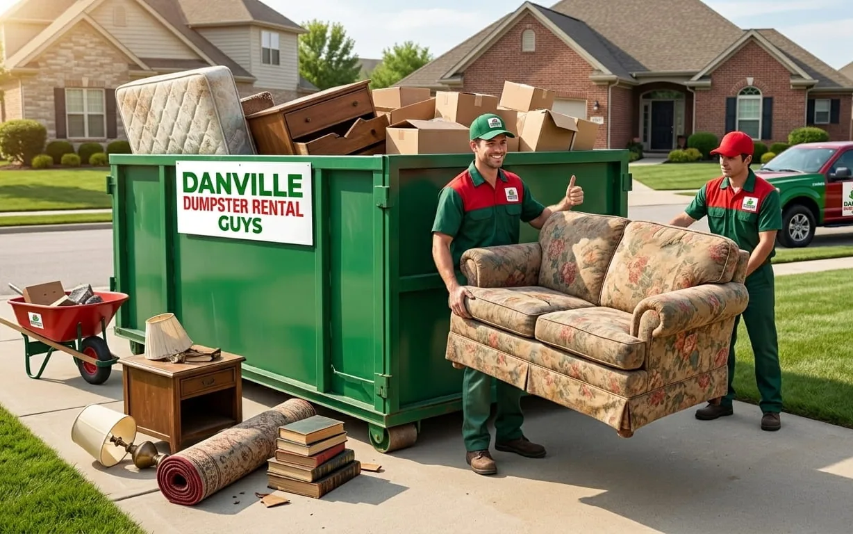 Dumpster rental in Fairmount IL Roll-off dumpster rental serving Fairmount, IL